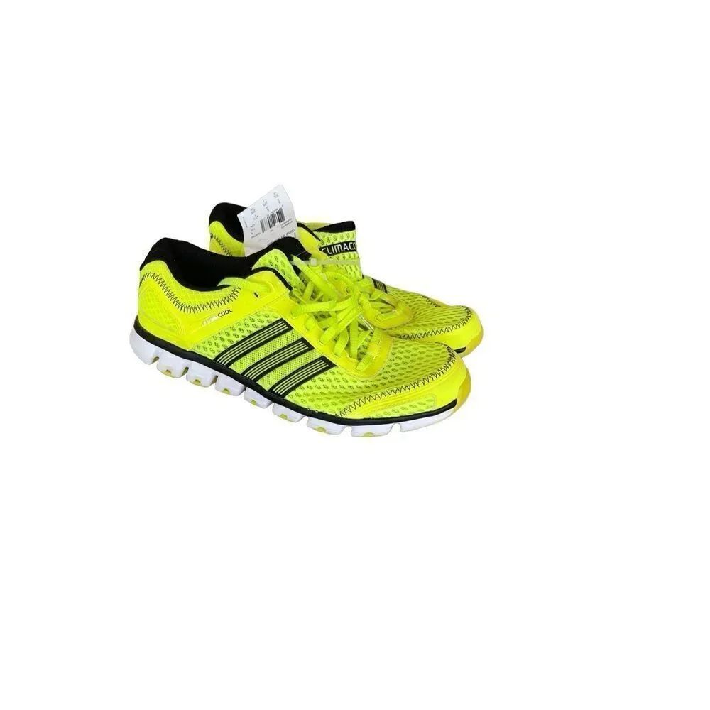 NWT Adidas Men's Yellow Lace Up ClimaCool Modulatio Running Shoes Size 9.5